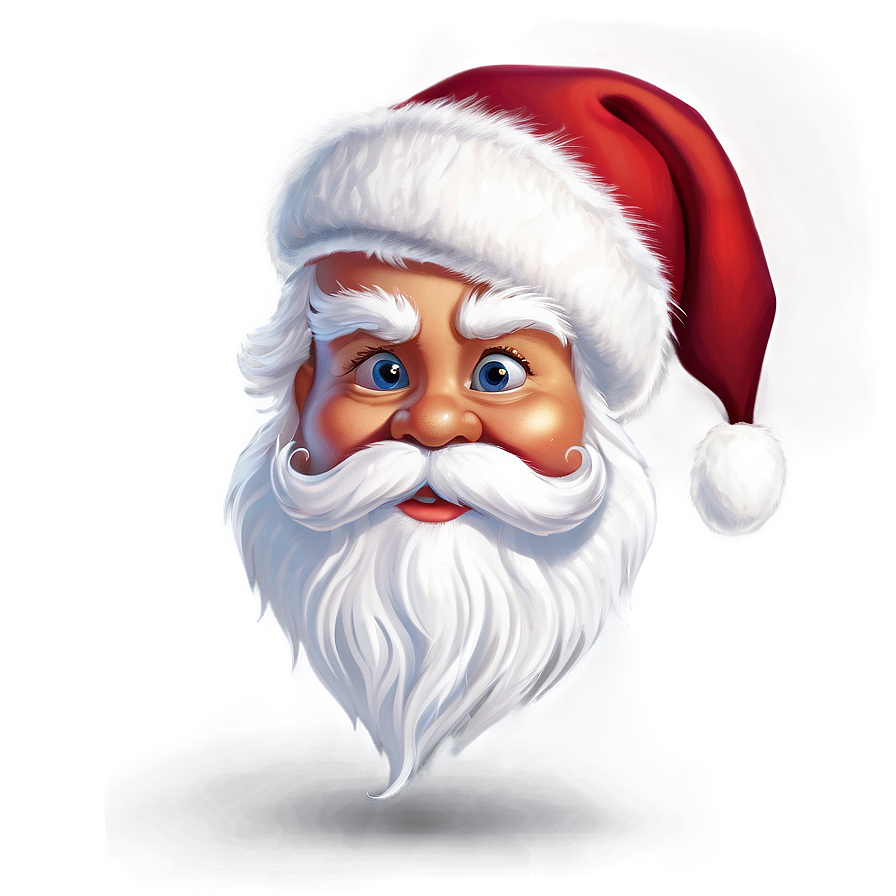 Santa Face B PNG Image