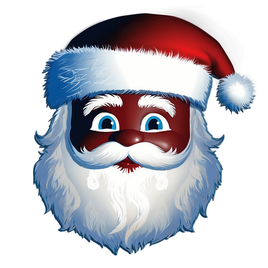 Santa Face Silhouette Png 40 PNG Image