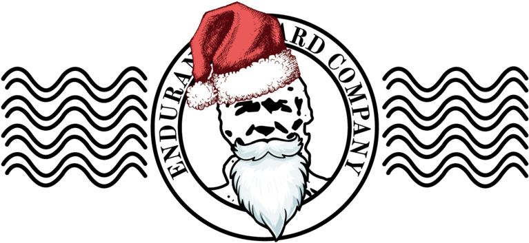 Santa Hat Beard Logo PNG Image