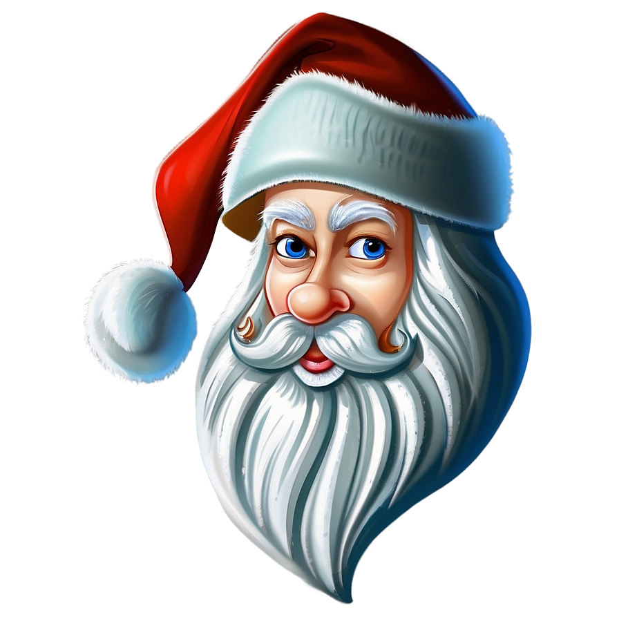 Santa Hat Cartoon A PNG Image