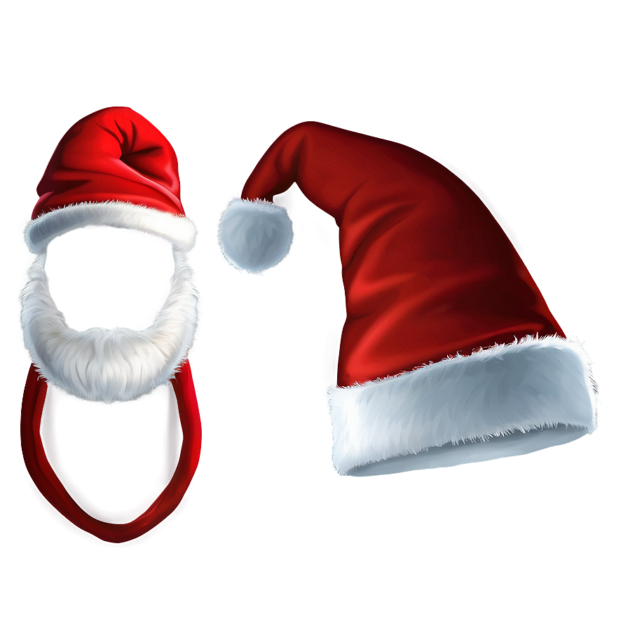 Santa Hat Cartoon Outline Png Ghj PNG Image