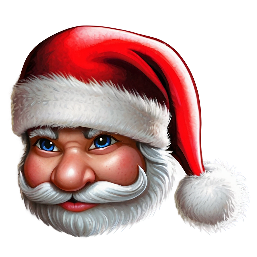 Santa Hat Cartoon Style Png Dxf75 PNG Image