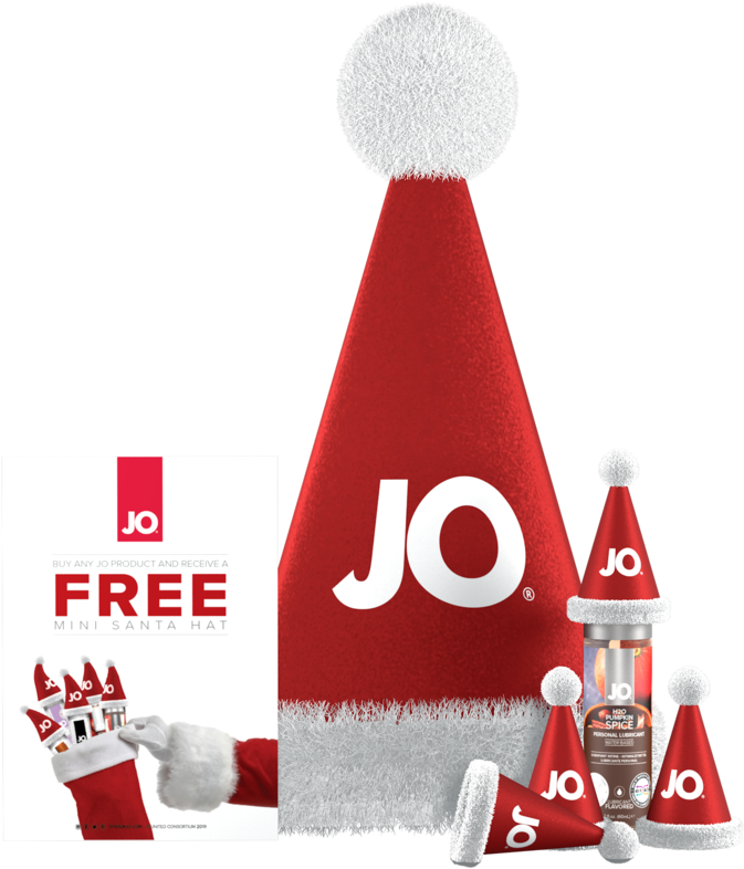 Santa Hat Promotion Transparent Background PNG Image