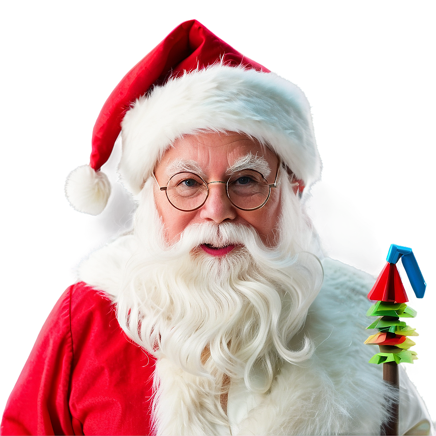 Santa With Elves Workshop Png 5 PNG Image