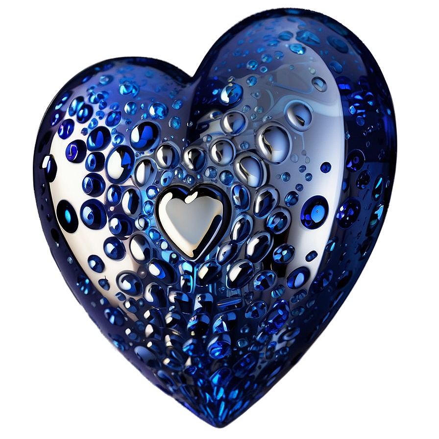 Sapphire Blue Heart Emoji Png 06272024 PNG Image