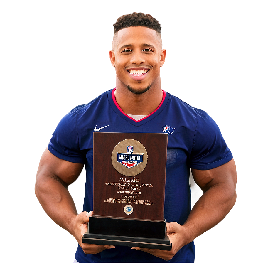 Saquon Barkley Award Winning Smile Png Qtx96 PNG Image