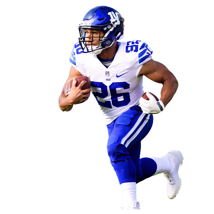 Saquon Barkley Breakthrough Run Png Qru PNG Image