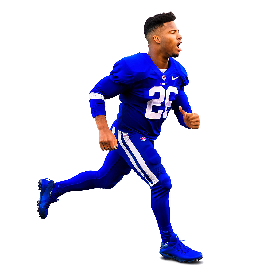 Saquon Barkley End Zone Dance Png Qjm PNG Image