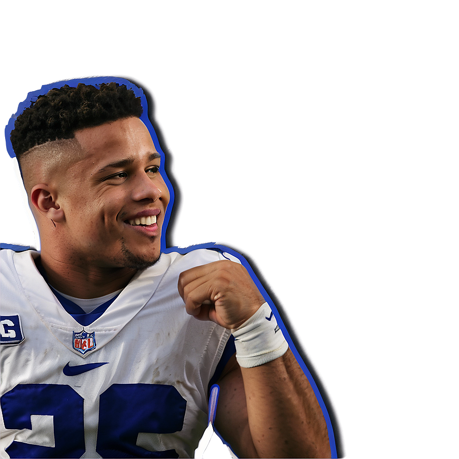 Saquon Barkley Fan Interaction Png 06122024 PNG Image