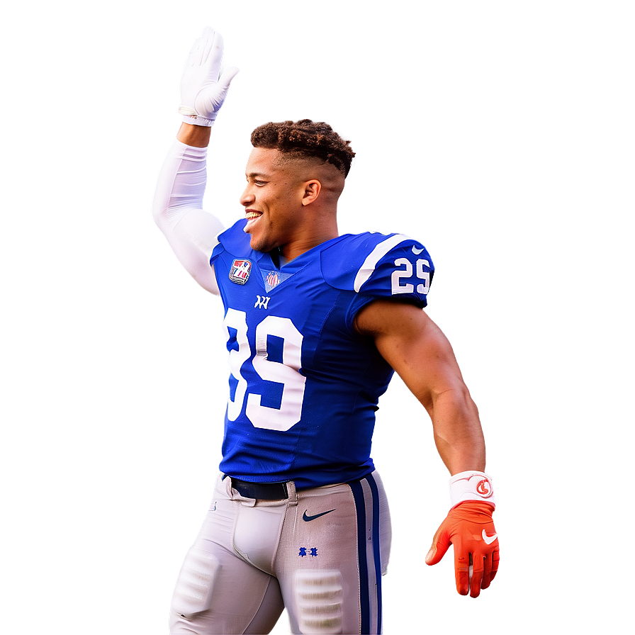 Saquon Barkley High-five Teammate Png 71 PNG Image