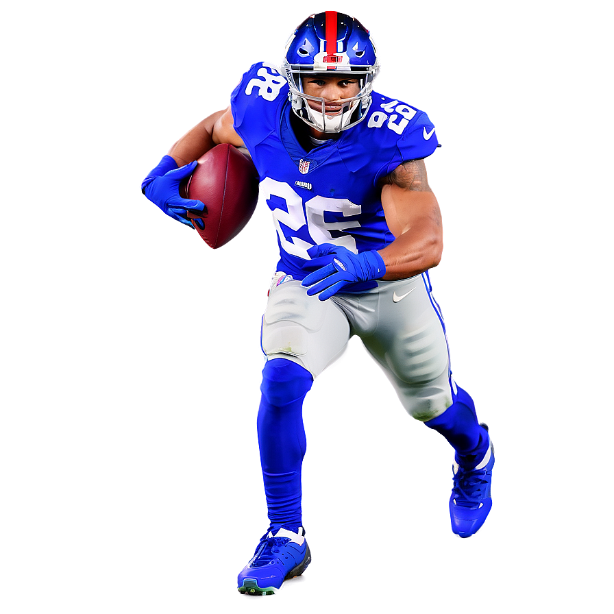 Saquon Barkley Ny Giants Uniform Png 06122024 PNG Image