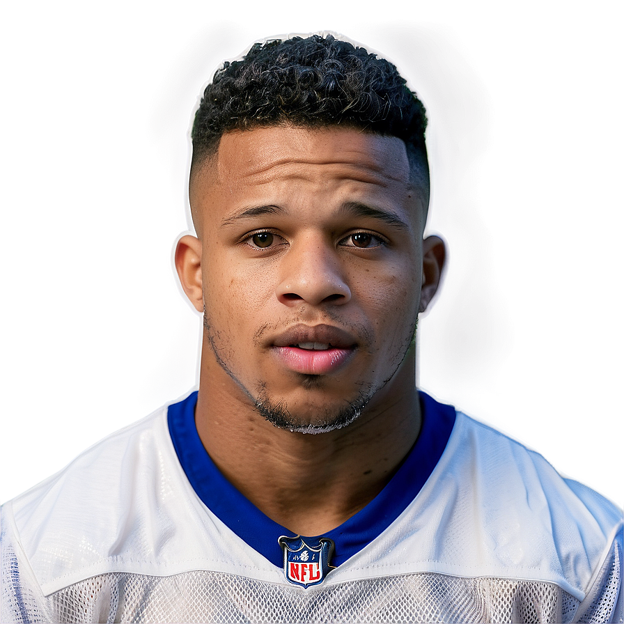 Saquon Barkley Off-field Style Png Ffq33 PNG Image