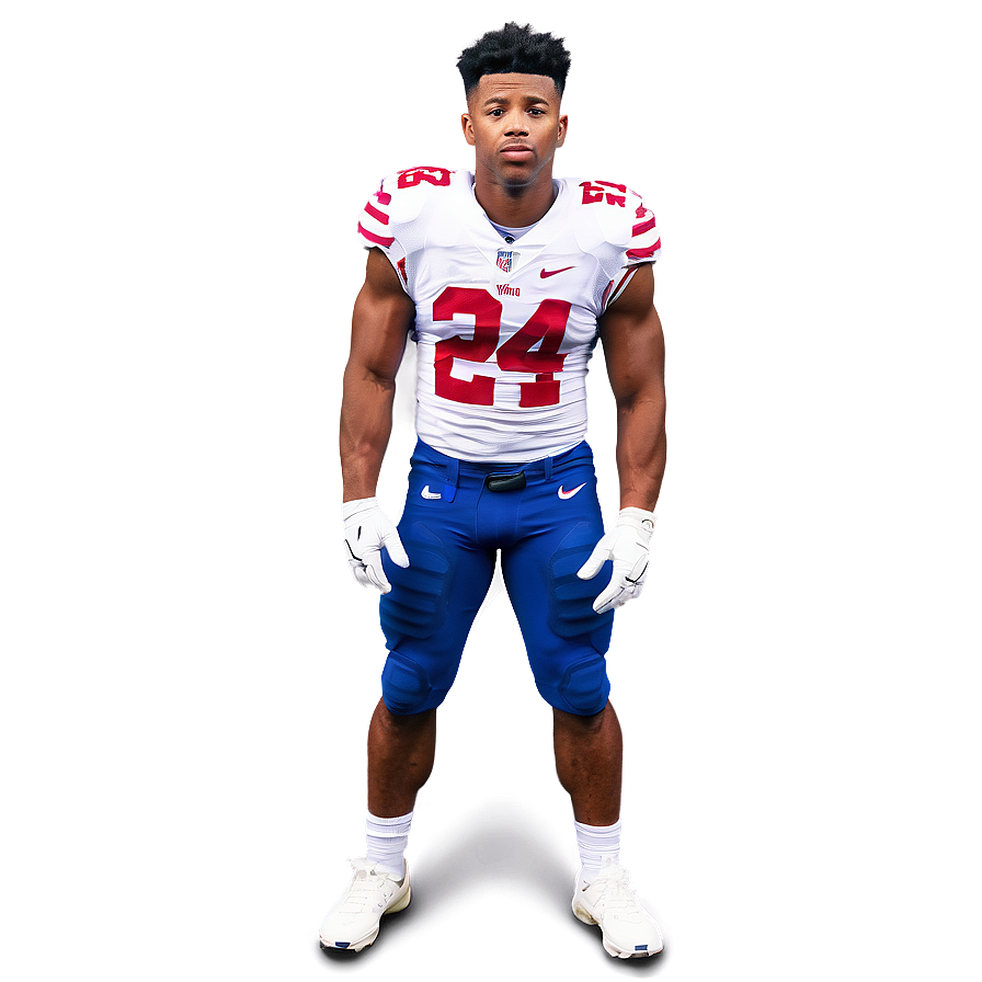 Saquon Barkley On-field Strategy Png 84 PNG Image