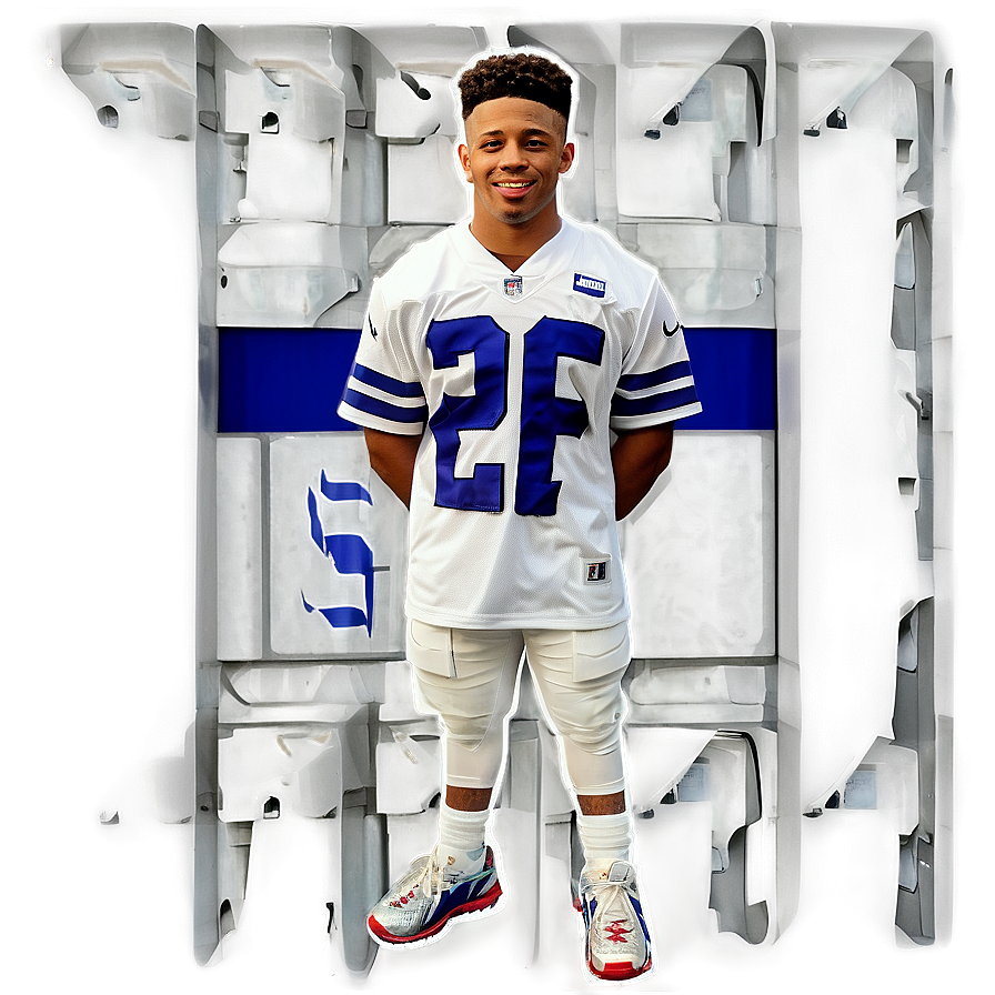 Saquon Barkley Rare Public Appearance Png 06122024 PNG Image