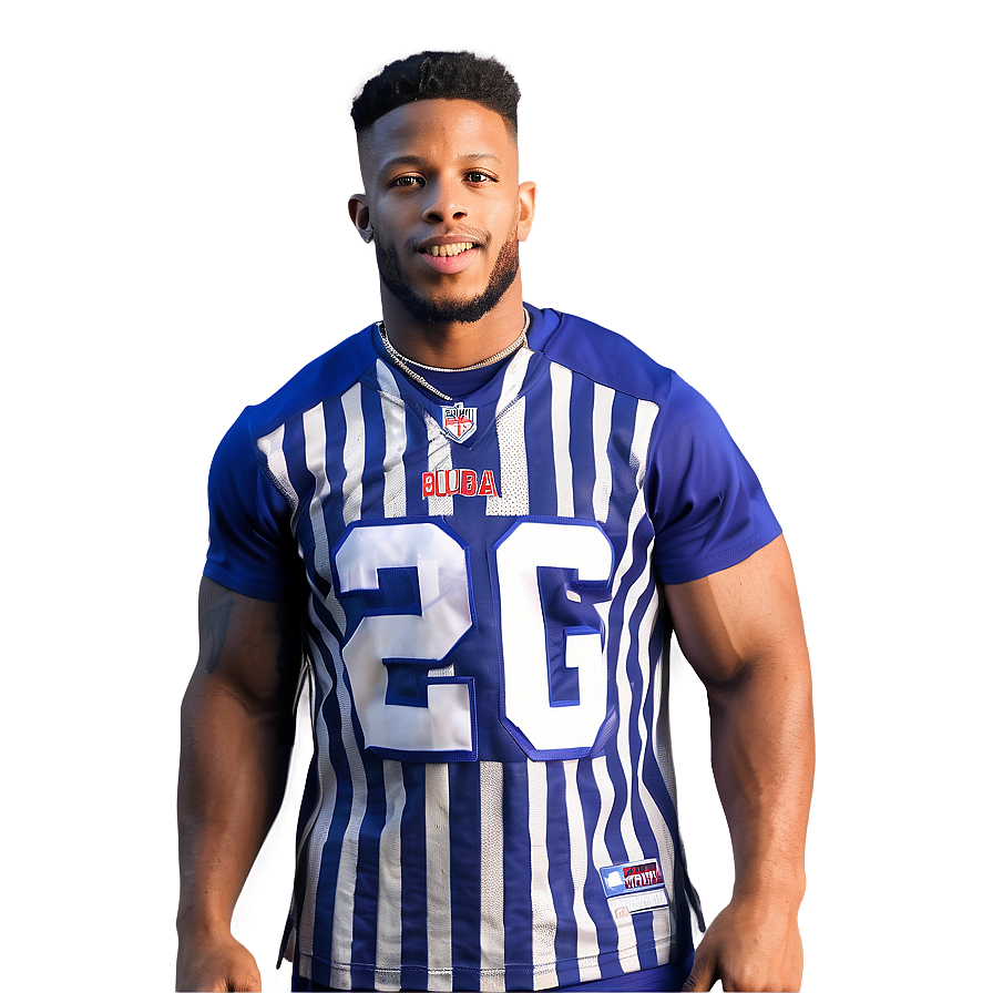 Saquon Barkley Rare Public Appearance Png 06122024 PNG Image