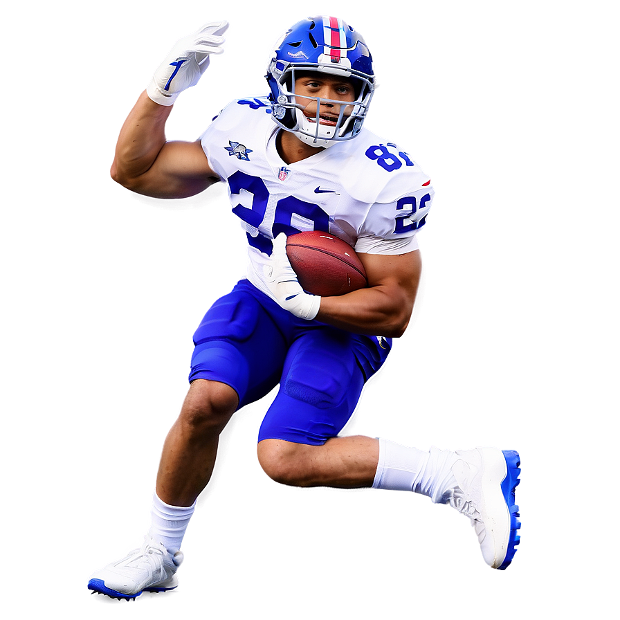 Saquon Barkley Record Breaking Performance Png 06122024 PNG Image