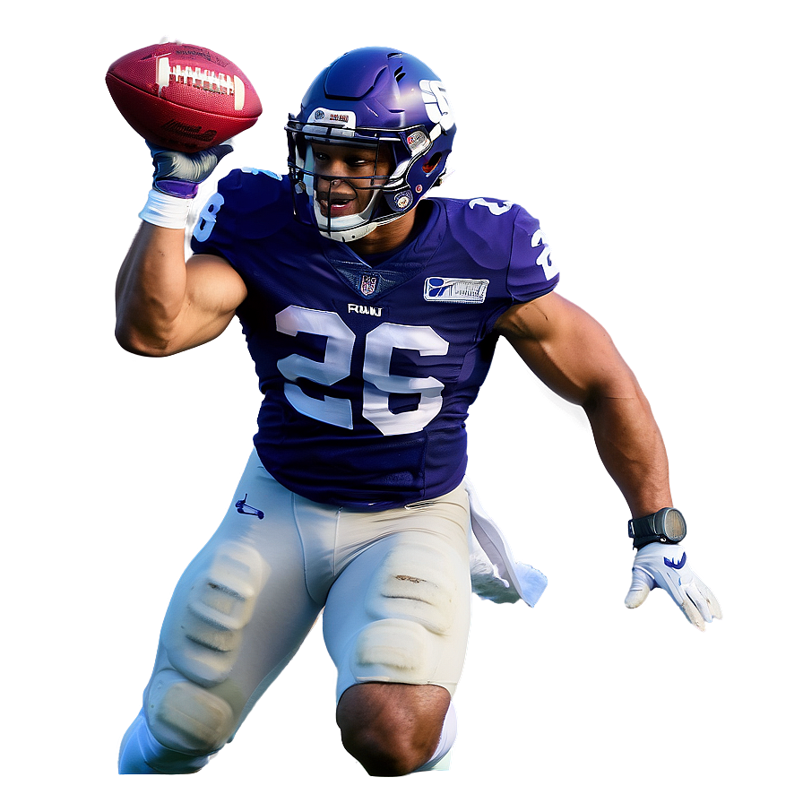 Saquon Barkley Victory Leap Png 19 PNG Image