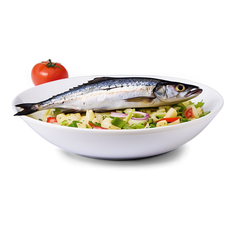 Sardine Salad Topping Png 06252024 PNG Image