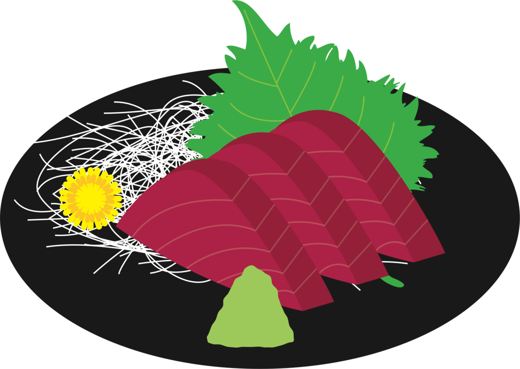 Sashimi Platter Illustration PNG Image