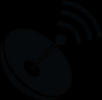 Satellite Dish Signal Transmission PNG Image