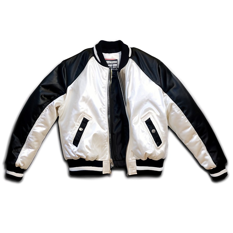 Satin Finish Bomber Jacket Png 06282024 PNG Image