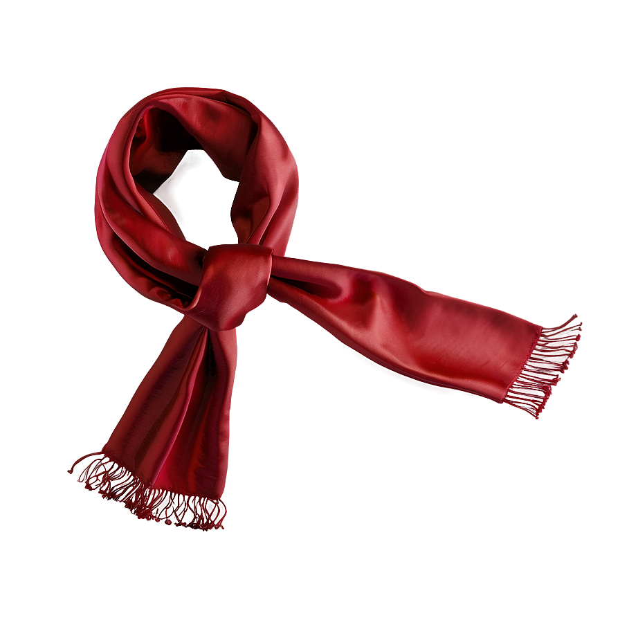 Satin Red Scarf Png Xpb PNG Image