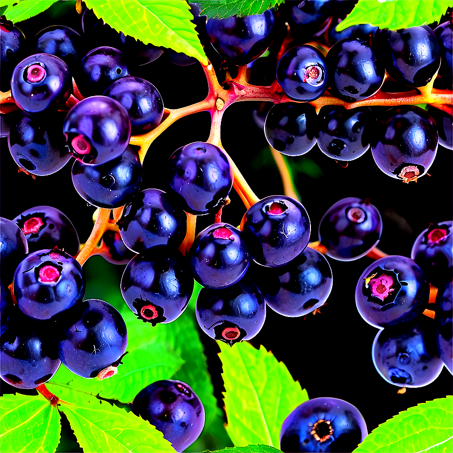 Satisfying Elderberry Png Qor73 PNG Image