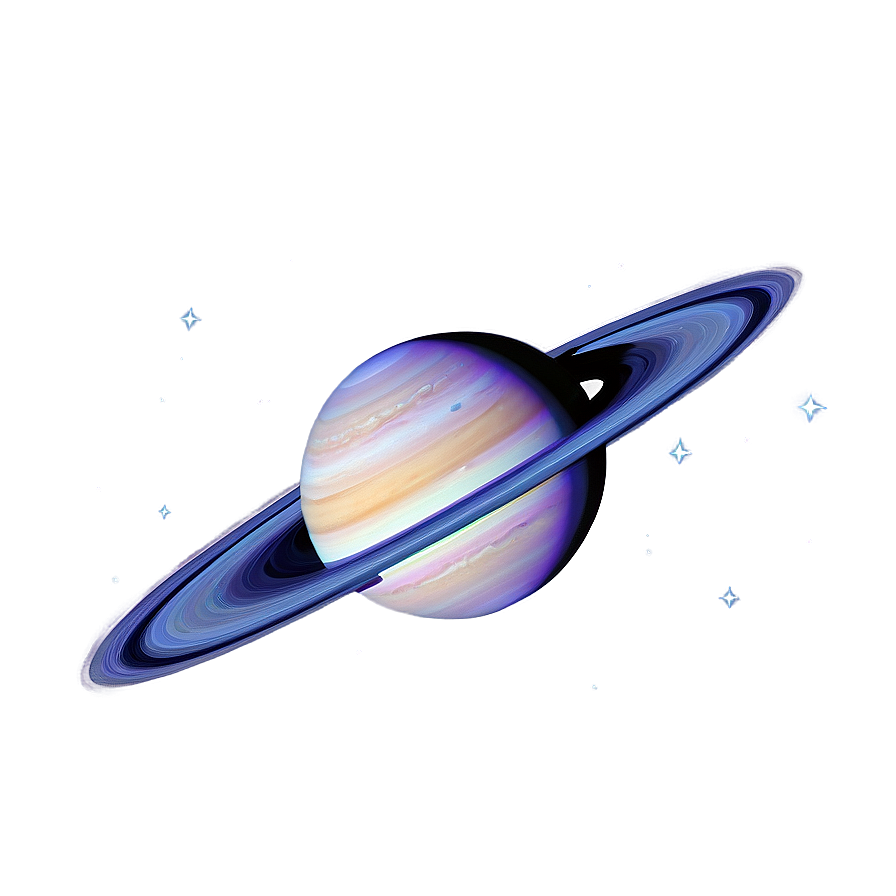 Saturn With Stars Png 19 PNG Image