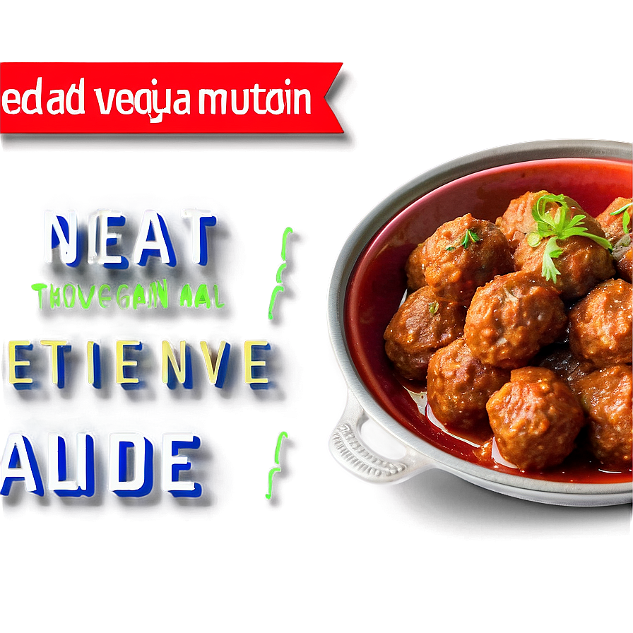 Saucy_ Meatballs_ Dish PNG Image