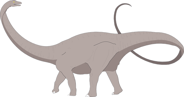 Sauropod Silhouette PNG Image