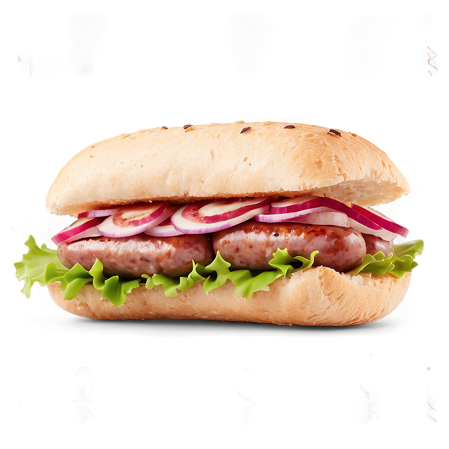 Sausage Sandwich Png 05252024 PNG Image