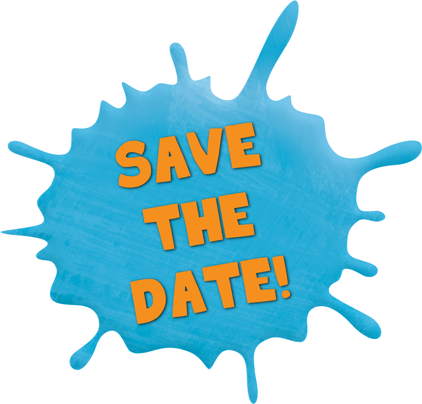 Save The Date_ Splash Graphic PNG Image