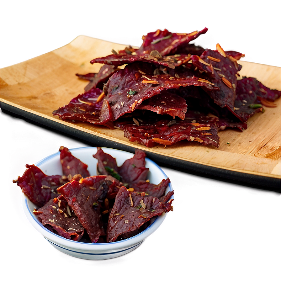 Savory Beef Jerky Bites Png Hjn PNG Image