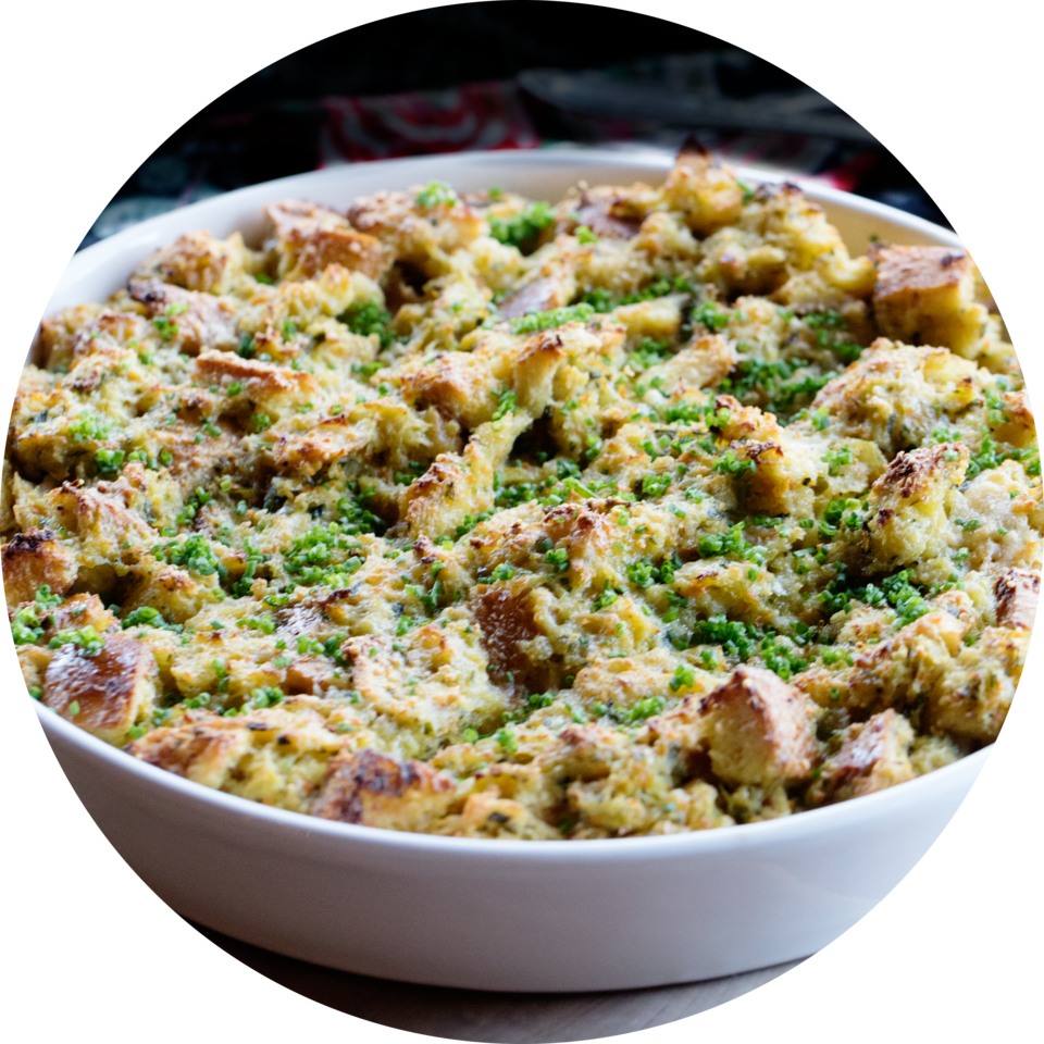 Savory Bread Pudding Green Peas PNG Image