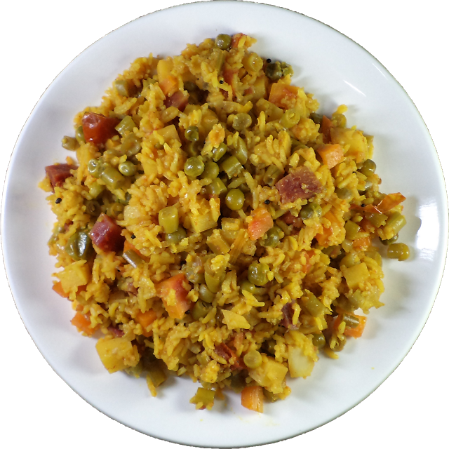 Savory Peas Rice Dish PNG Image