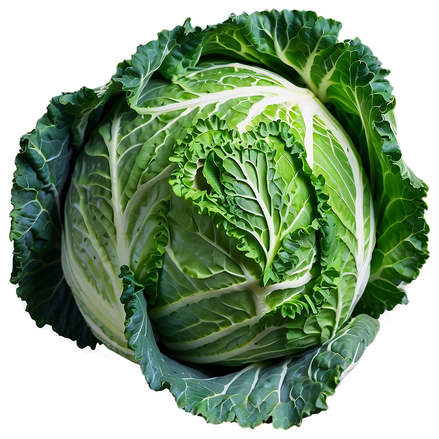 Savoy Cabbage Png 06122024 PNG Image