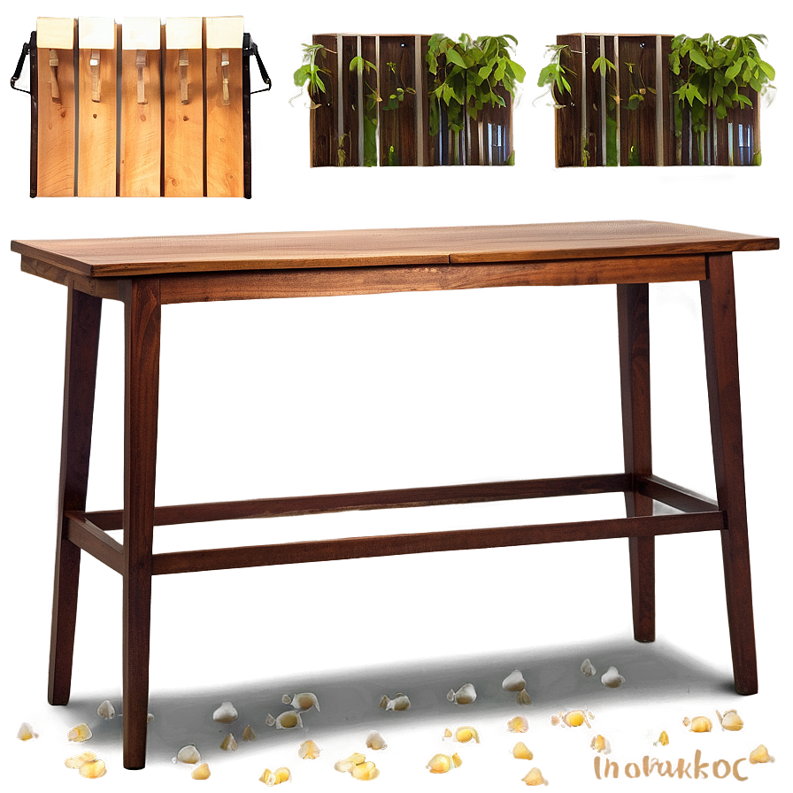 Scandinavian Style Bar Table Png 06282024 PNG Image