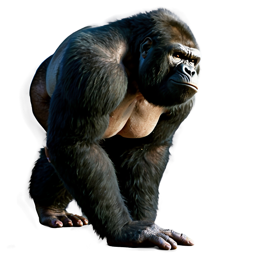 Scary Angry Gorilla Png 06252024 PNG Image