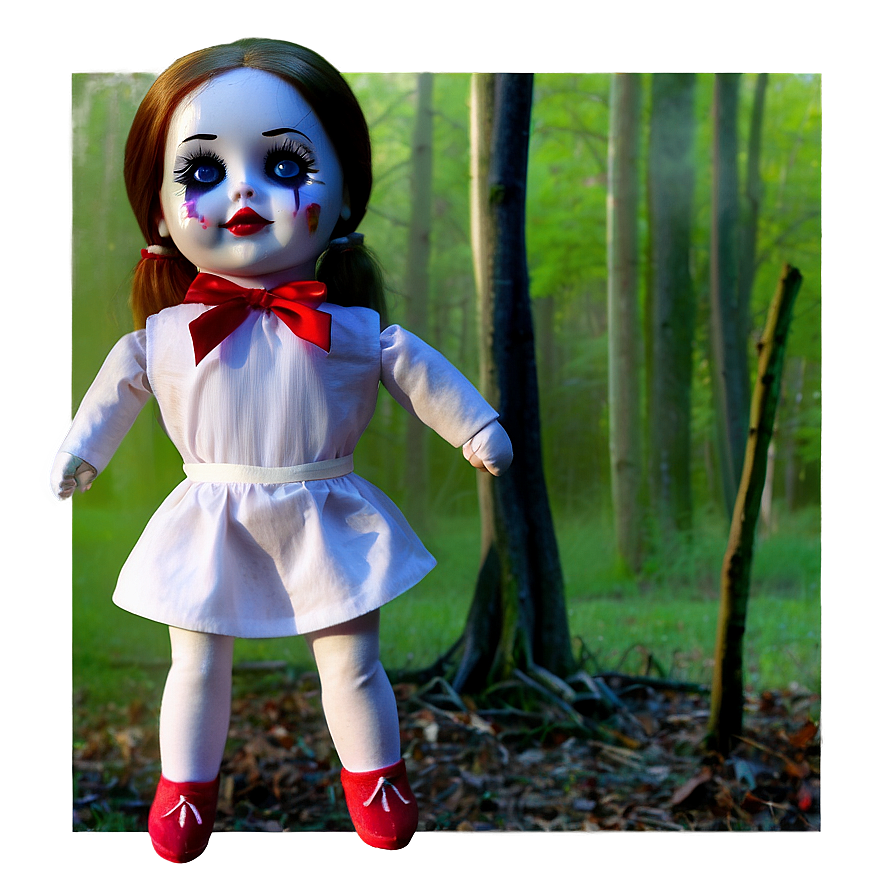 Scary Doll In Forest Png 72 PNG Image