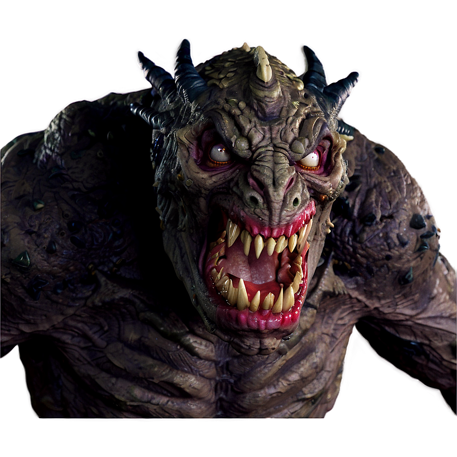 Scary Monster Close-up Png 47 PNG Image