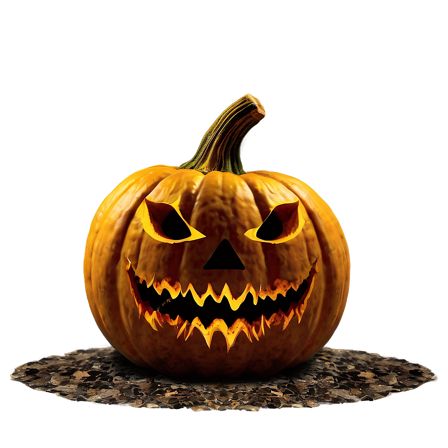 Scary Pumpkin On Haunted Trail Png Nwu18 PNG Image