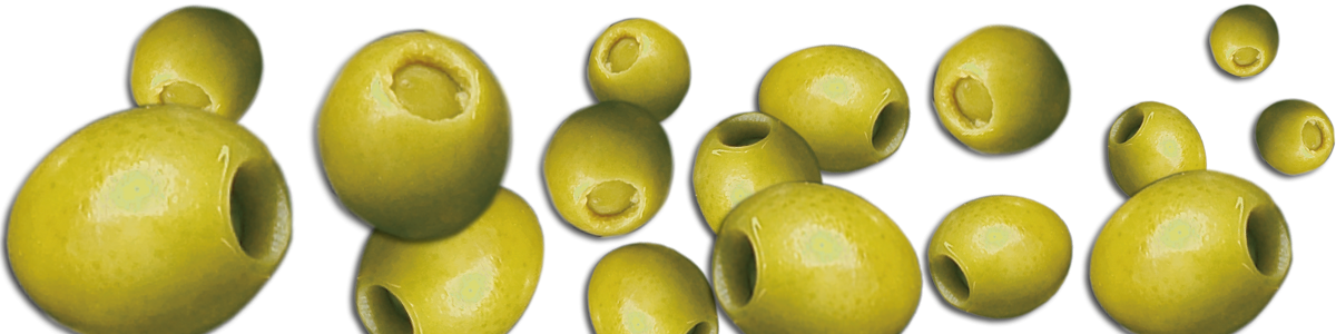 Scattered Green Olives PNG Image