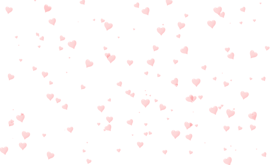 Scattered Heartson Black Background PNG Image