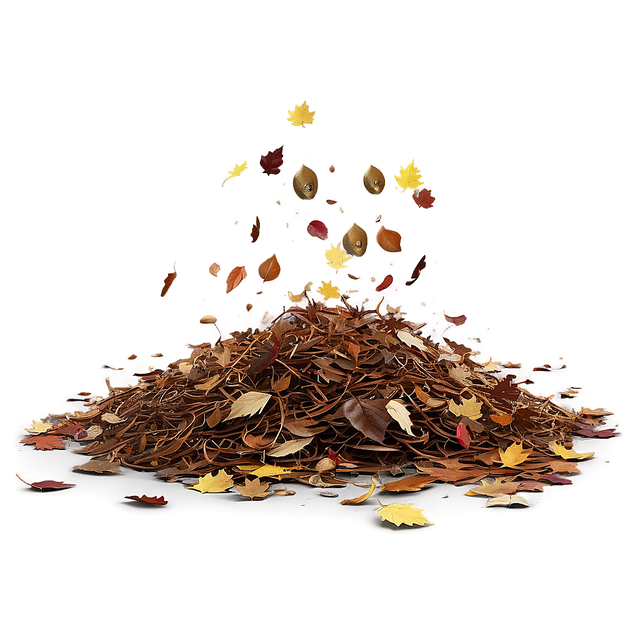 Scattered Leaves Heap Png 58 PNG Image