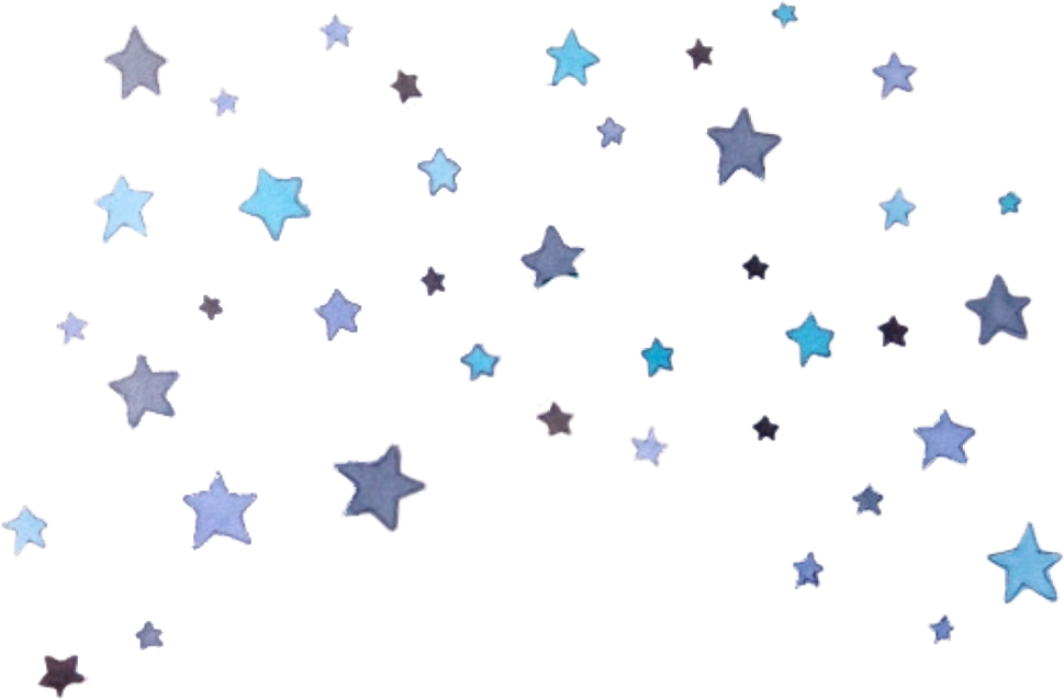 Scattered Stars Pattern PNG Image