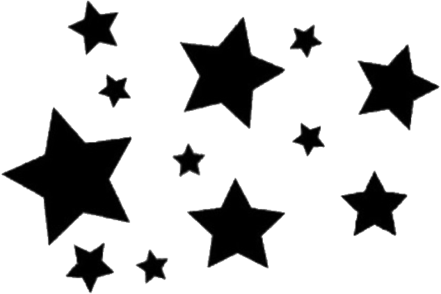 Scattered Stars Transparent Background PNG Image