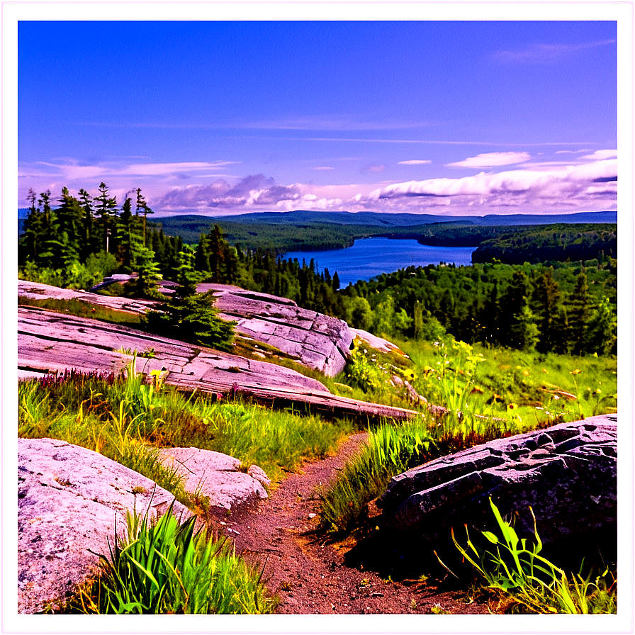 Scenic Hiking Trails Maine Png 06202024 PNG Image