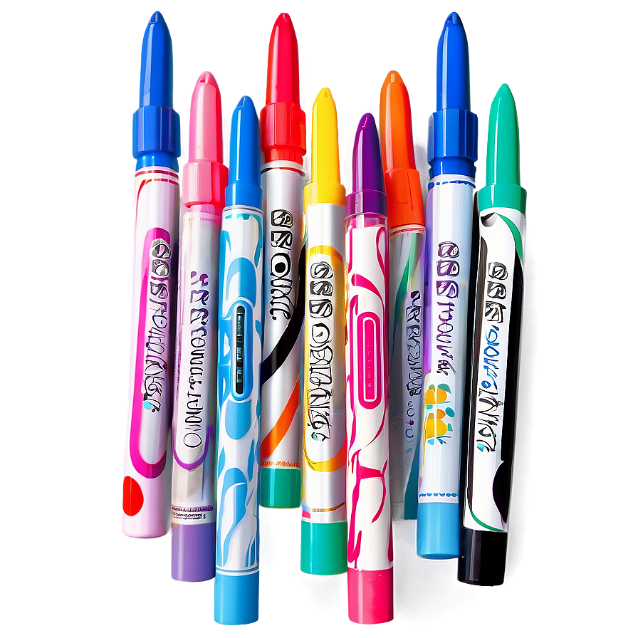 Scented Markers Assortment Png 7 PNG Image