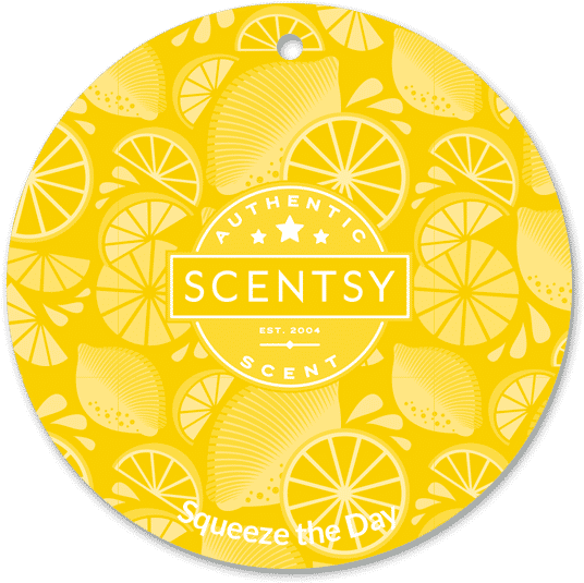 Scentsy Squeezethe Day Car Bar Circle PNG Image