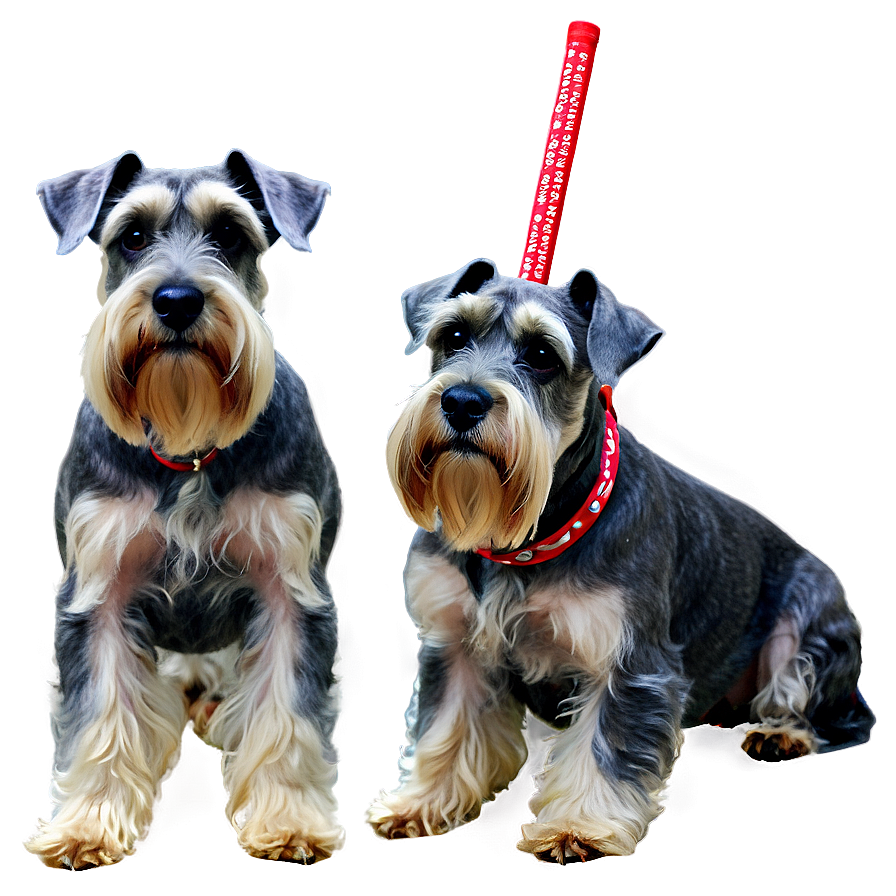 Schnauzer Family Portrait Png Lpu PNG Image